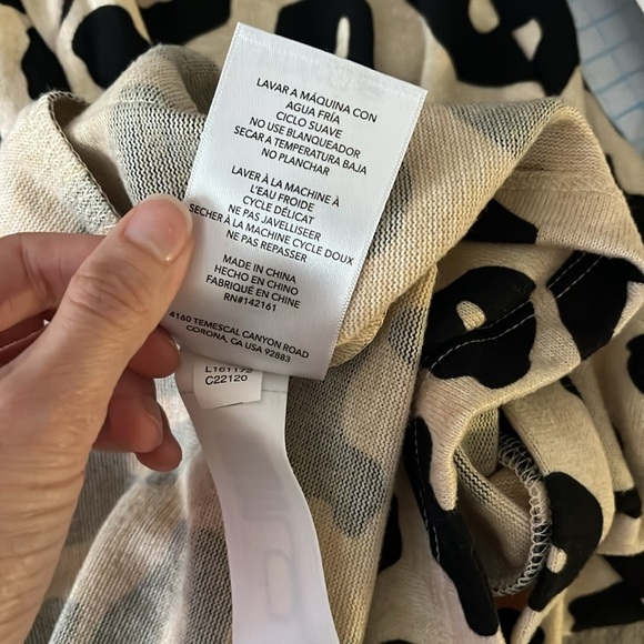 “Cozy: Animal Print Cardigan Sweater size small” - Picture 5 of 7